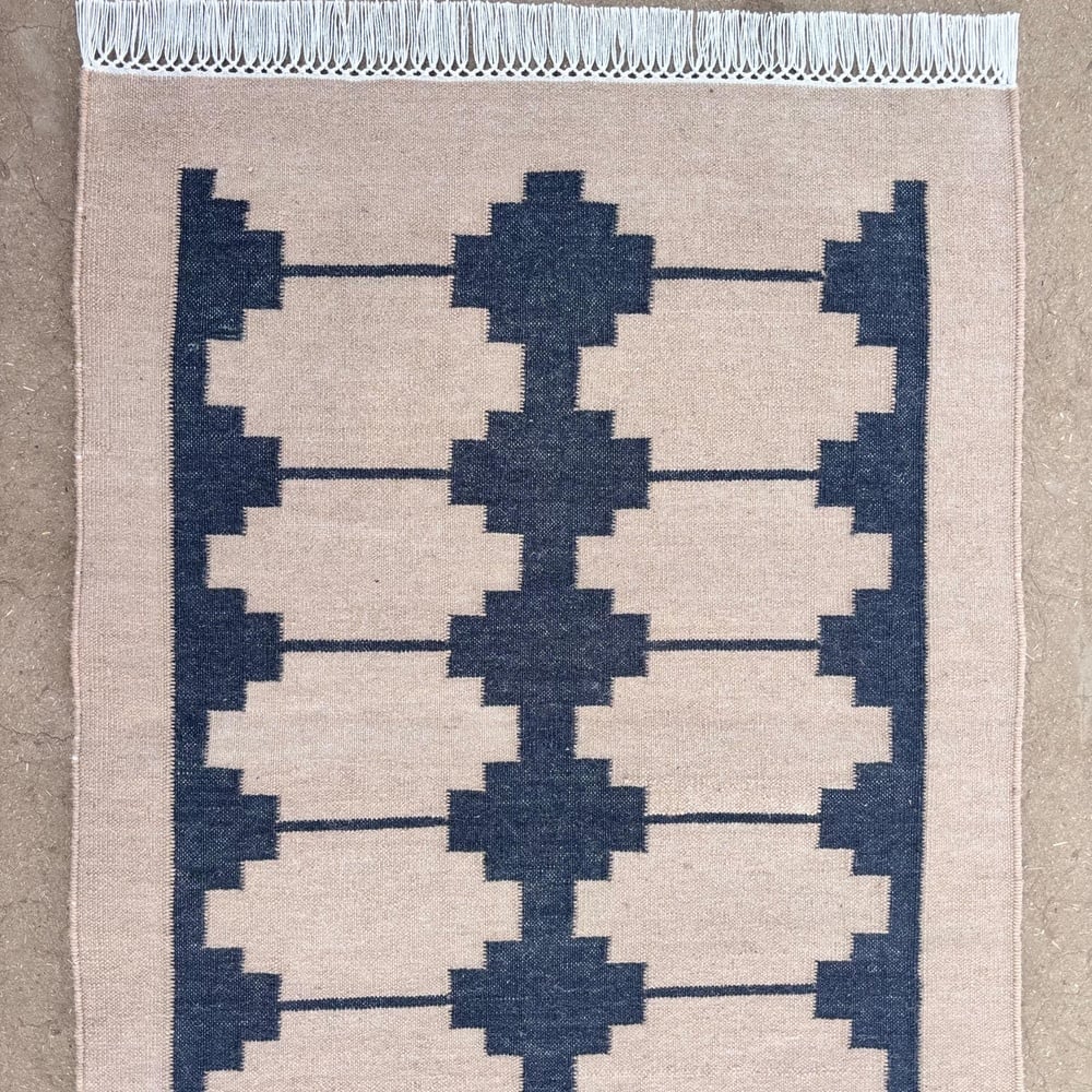 Handcrafted Multicolor Wool Vintage Dhurrie For Living